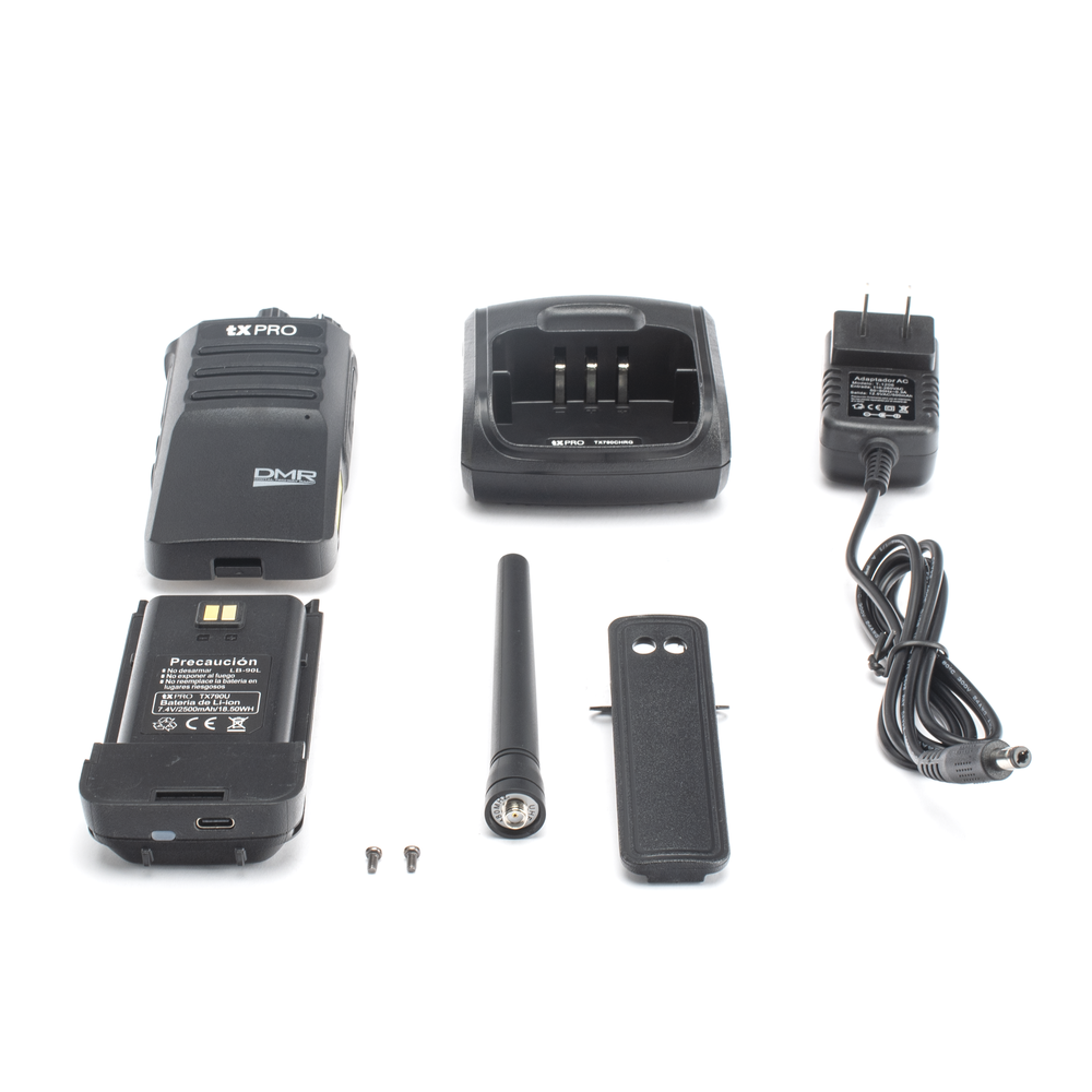 Radio Portátil Digital DMR UHF 400-470 MHz / 64 Canales / 4 Zonas / Cifrado / 5W - Image 4