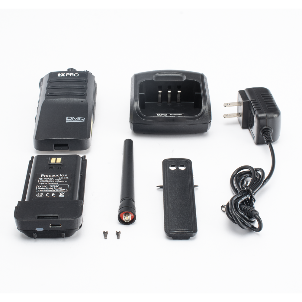 Radio Portátil Digital DMR VHF 136-174 MHz / 64 Canales / 4 Zonas / Cifrado / 5W - Image 4