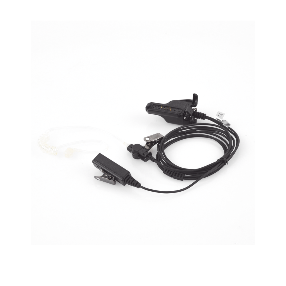 Micrófono - audífono de dos hilos con tubo acústico de grado médico con conector multipin para MOTOROLA - Image 3