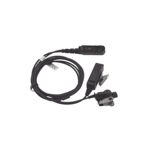 Micrófono - audífono de dos cables con tubo acústico de grado médico con conector multipin para MOTOROLA
