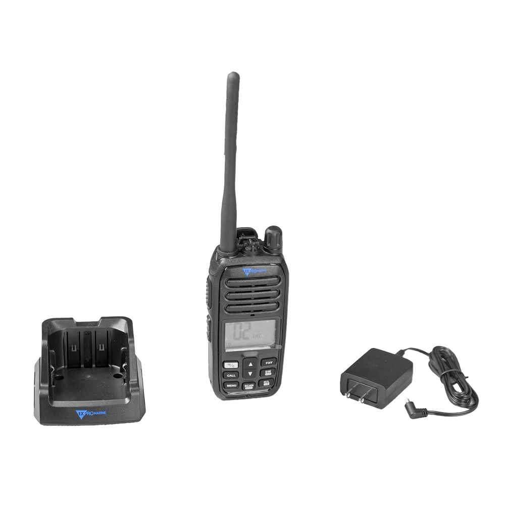 Radio Portátil Marino VHF / Sumergible IP67 / Luz Activada por Agua / NRC Reducción de Ruido / Dual-Watch / 5W / FM (F3E) - Image 6