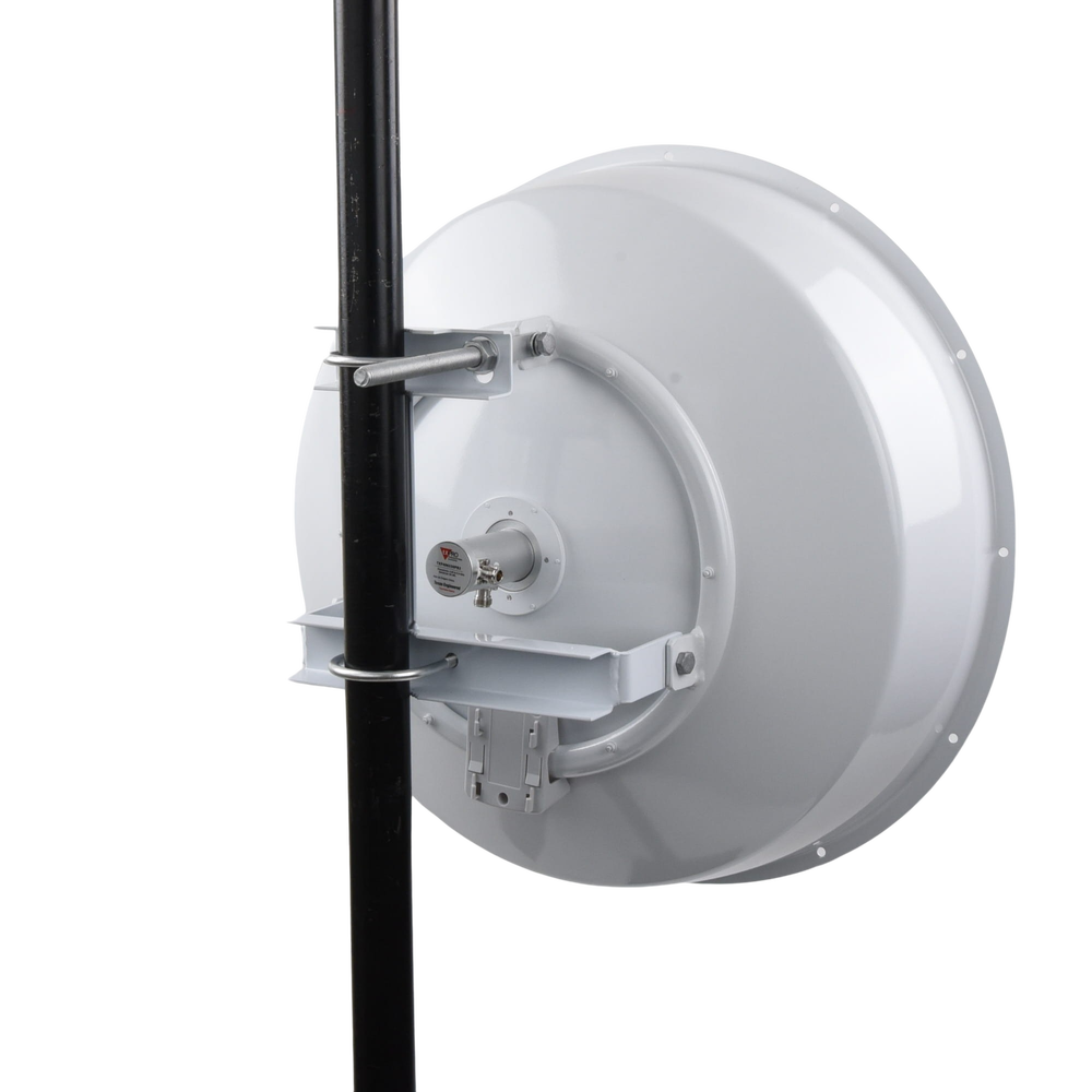 Antena direccional de alta resistencia, Ganancia 30 dBi, (4.9 -6.4 GHz), Plato hondo para mayor inmunidad al ruido, Conectores N-Hembra, Montaje incluido. - Image 4