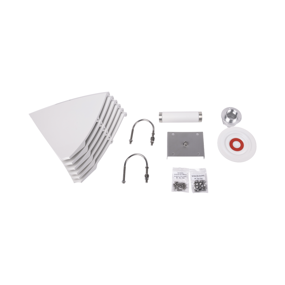 Antena direccional para C5x, B5X, Doble polaridad 45 ° y 90 °, 4.9 - 6.5 GHz, 2 ft, Ganancia de 30 dBi, Montaje incluido - Image 4
