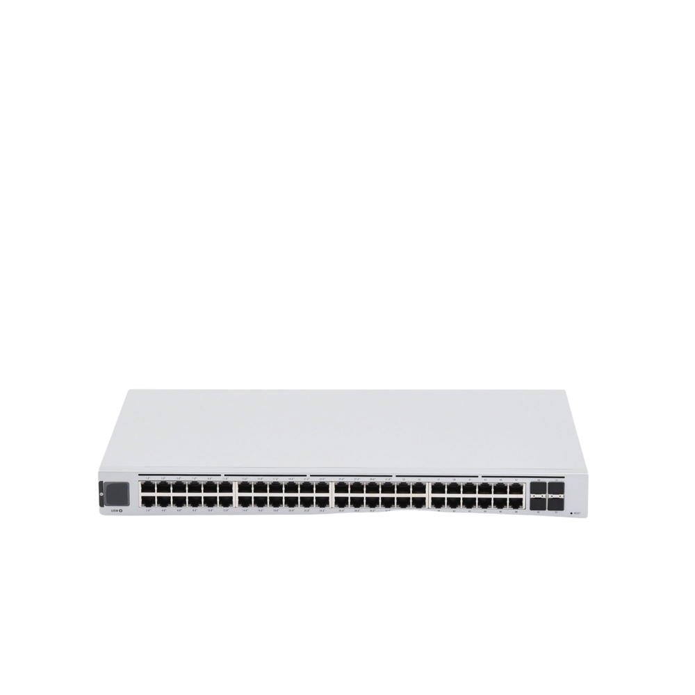 UniFi Switch USW-48-POE, Capa 2 de 48 puertos (32 puertos PoE 802.3af/at + 16 puertos Gigabit) + 4 puertos 1G SFP, 195W, pantalla informativa - Image 5