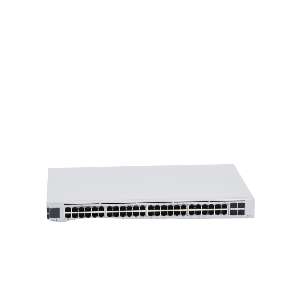 UniFi Switch USW-48-POE, Capa 2 de 48 puertos (32 puertos PoE 802.3af/at + 16 puertos Gigabit) + 4 puertos 1G SFP, 195W, pantalla informativa - Image 6