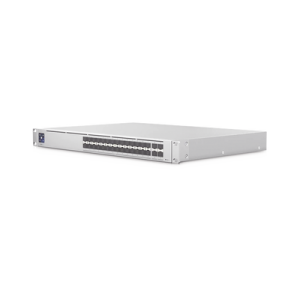 UniFi Switch PRO Aggregation Capa 3 para fibra óptica con 28 puertos SFP+ (10G) y 4 puertos SFP28 (25G), pantalla informativa (USW-PRO-AGGREGATION)