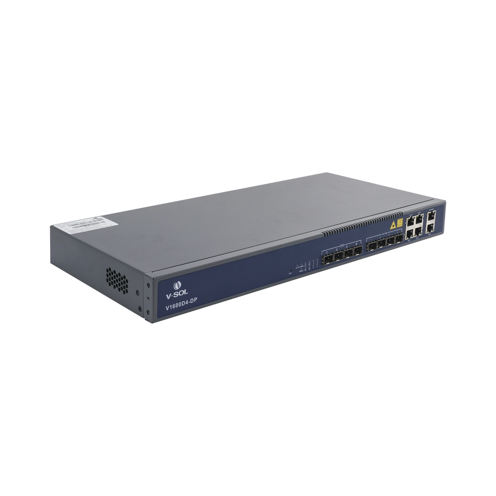 OLT de 4 puertos EPON con 8 puertos Uplink (4 puertos Gigabit Ethernet + 4 puertos Gigabit Ethernet SFP) , hasta 256 ONUS, - Image 2
