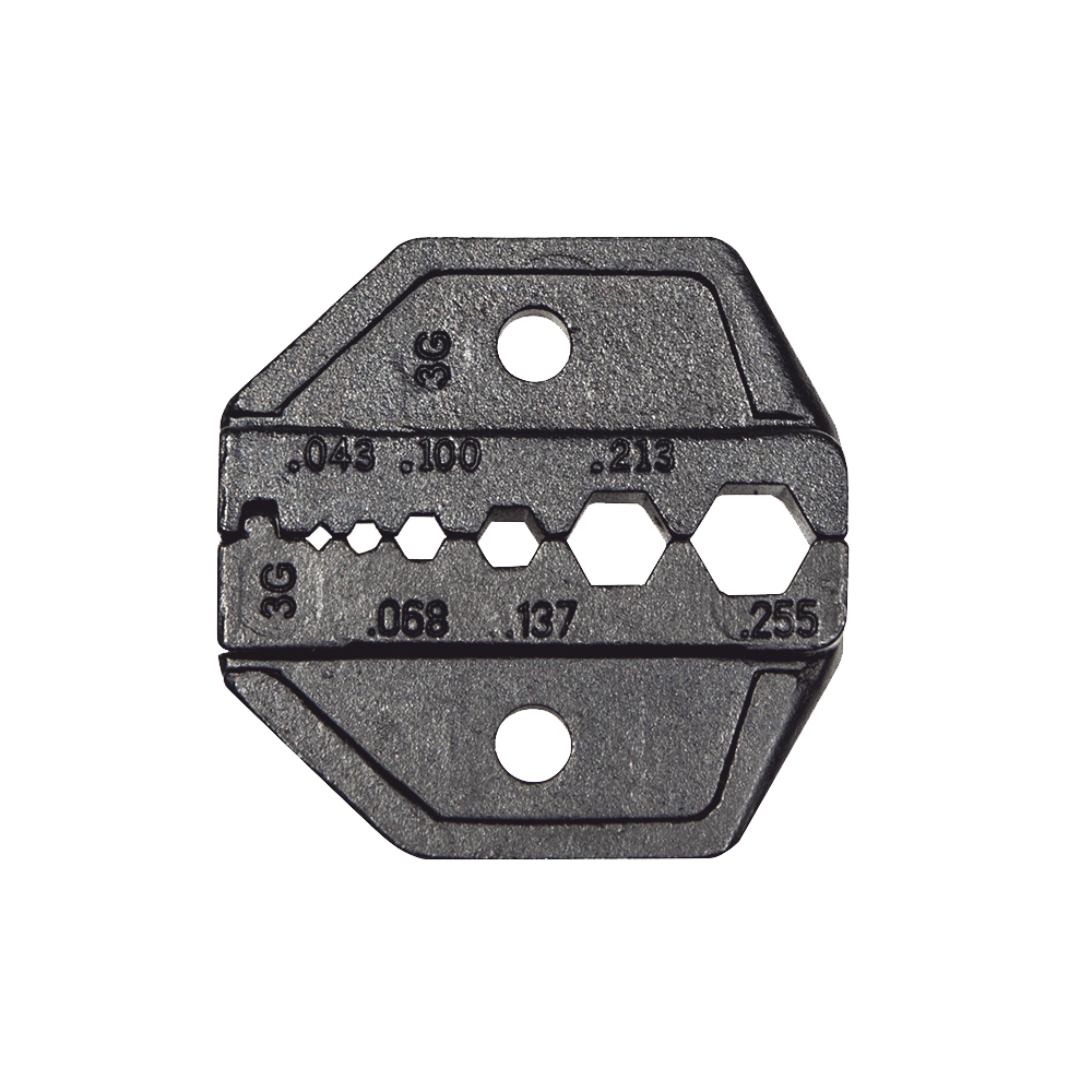 Matriz Ponchadora para RG58, RG59, RG62 y RG174. Compatible con Pinza Ponchadora VDV200-010