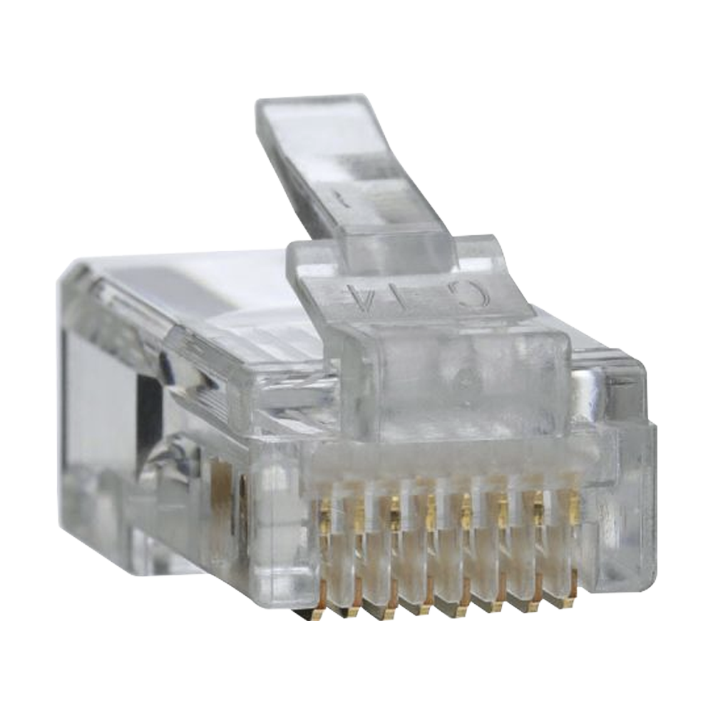 Conectores modulares de datos RJ45/CAT5e, paquete de 100 unidades. - Image 2