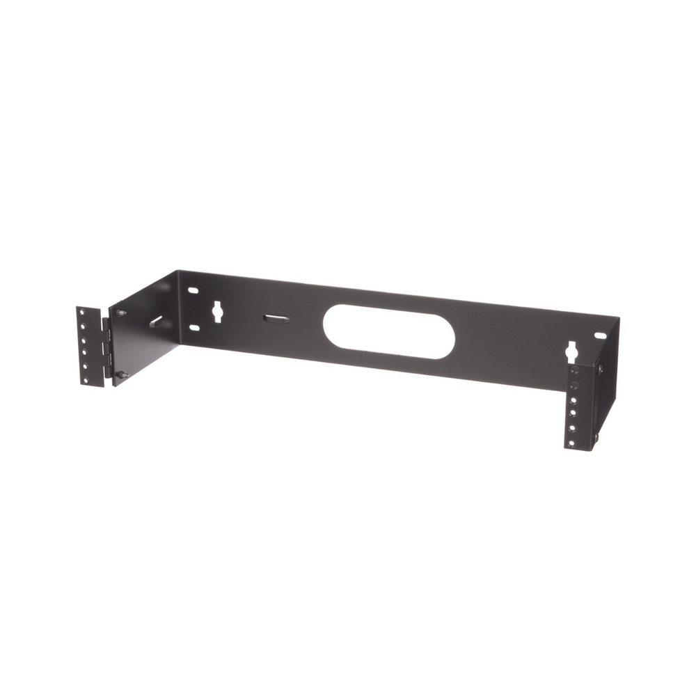 Rack Abierto de Instalación en Pared con Bisagras, Profundidad de 159 mm, 19 in de Ancho, 2 UR, Color Negro - Image 2
