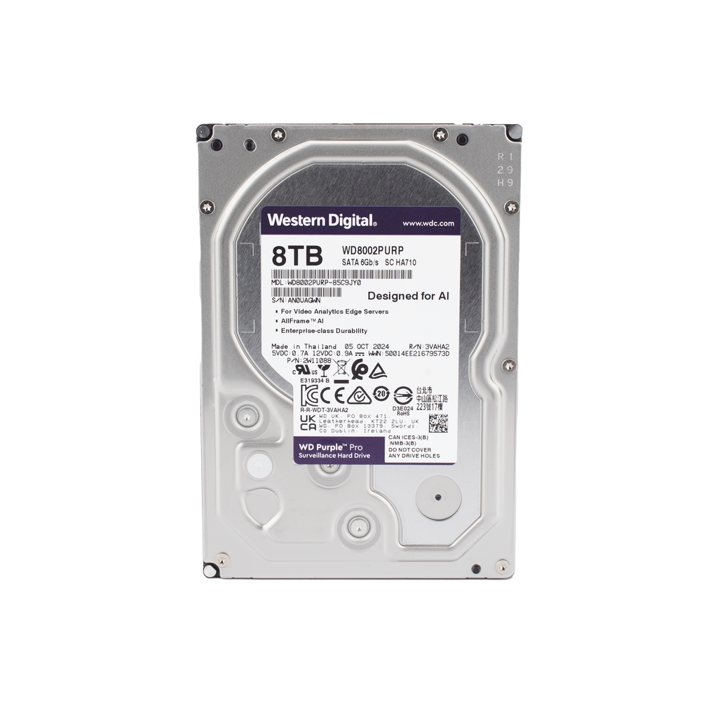 Disco duro WD de 8TB / 7200RPM / Optimizado para soluciones de video inteligente - Image 3