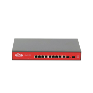 Switch Administrable Capa 2 de 8 puertos 10/100/1000 PoEaf/at + 2 x SFP Gigabit, con respaldo para energía solar