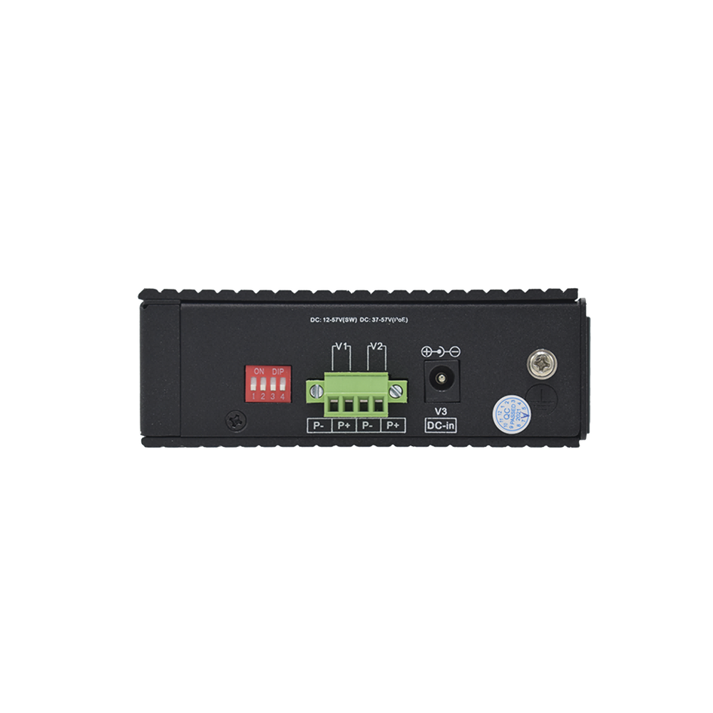 Switch industrial 4 puertos Fast Ethernetcon POE 802.3af/at + 2 puertos UPLINK gigabit - Image 5
