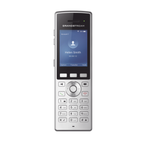 Teléfono WiFi portátil empresarial con 2 lineas y cuentas SIP, Bluetooth y botón Push-to-talk (WP822)