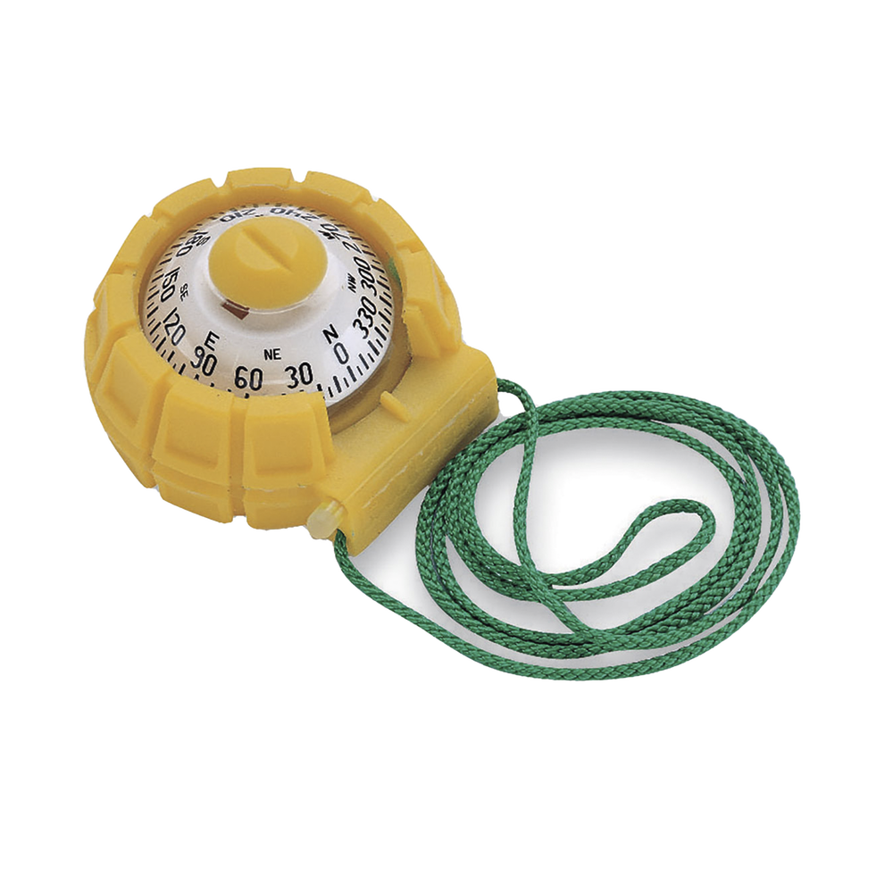Brújula de Lectura Directa / Dial 2" (51 mm) / Pivote de Acero Endurecido / Joya de Zafiro / Rango Extendido de Temperatura / Caso Amarillo de Seguridad / Resistente a Impactos / Iluminación No Eléctrica 18 Horas