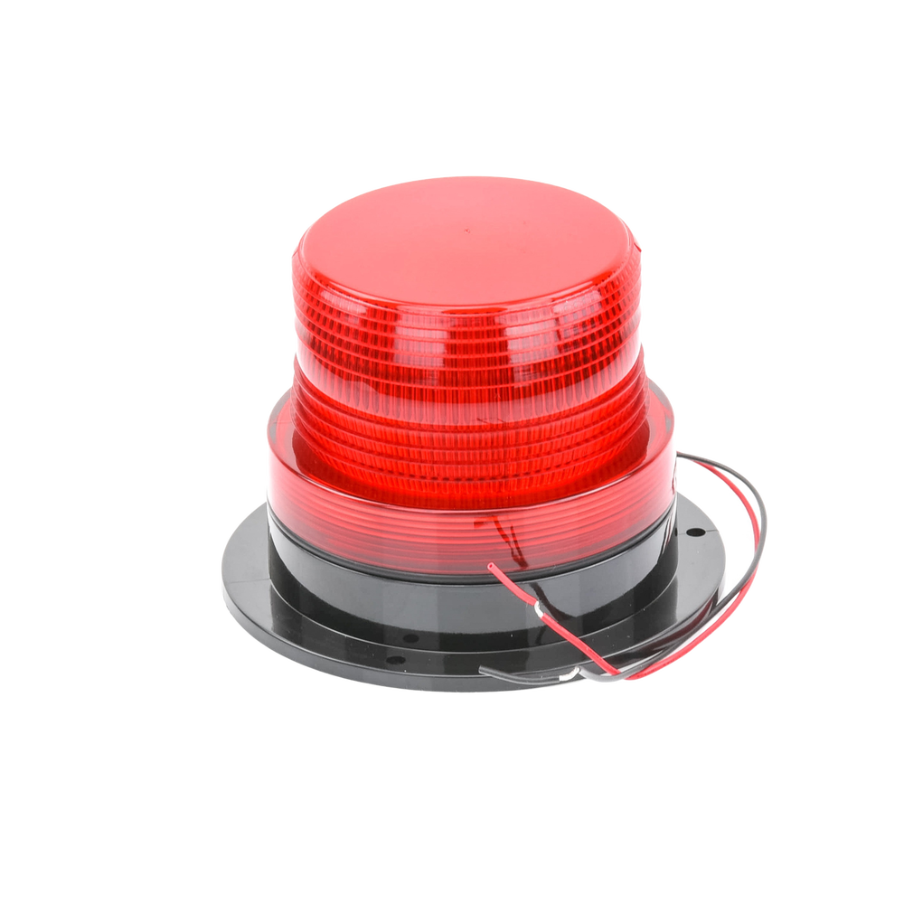 Burbuja Brillante de Larga Vida Útil, con 8 LEDs Color Rojo, Domo Rojo, 12Vcd - Image 3