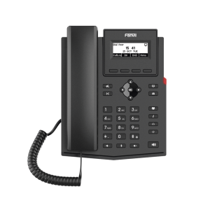 Teléfono IP / 2 Líneas SIP / Pantalla LCD 2.3" 132x64 / Audio HD G.722 y Opus / Conferencia 6 Vías / PoE 802.3af / Puertos Ethernet Duales 10/100 / Soporte EHS