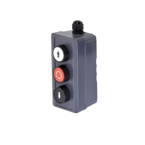 Botonera Triple de USO RUDO Para Barreras Vehiculares, Operadores Corredizos y Abatibles.  (XBS-SW-01)