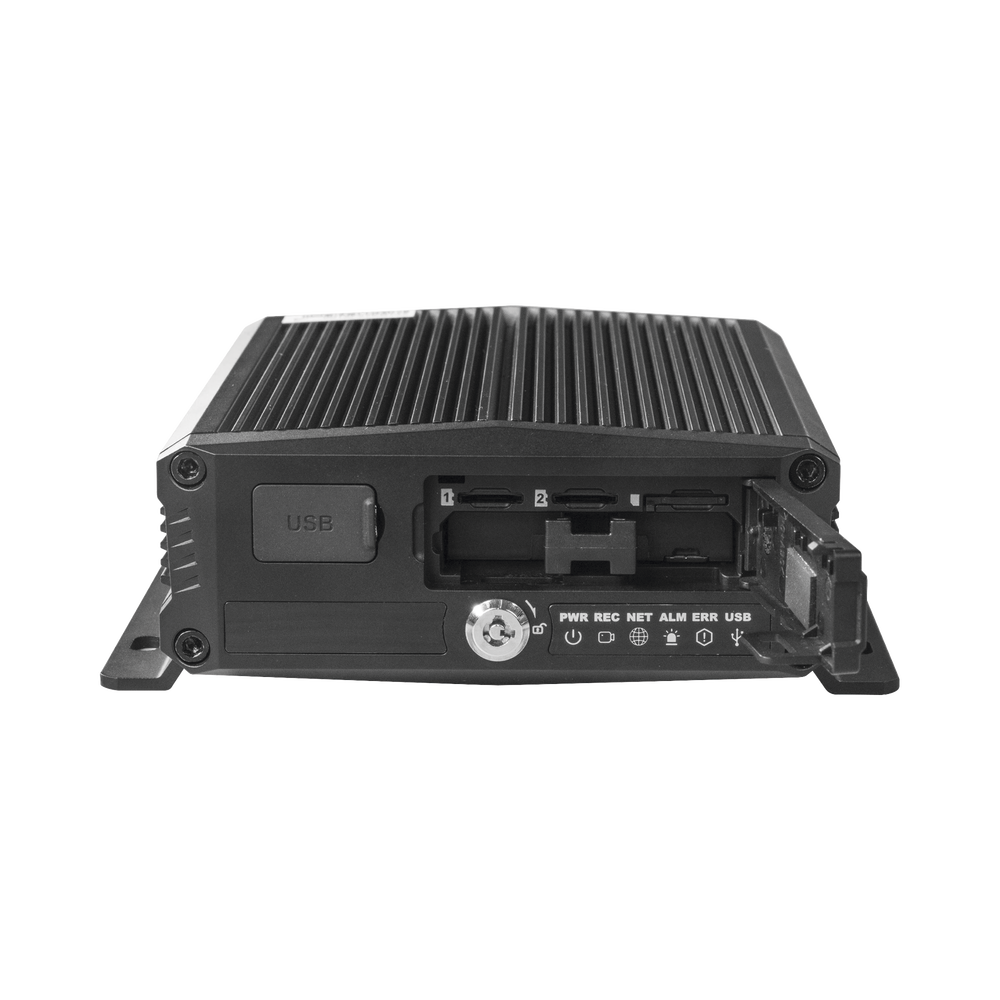 DVR Móvil / Multiplataforma / 4 Canales AHD + 2 canales IP/ Almacenamiento en Memoria Micro SD / H.265 / Chip IA Embebido / Soporta 4G / GPS - Image 3