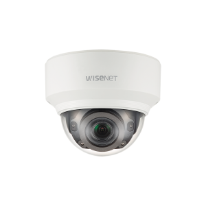 Cámara IP Tipo Domo Interior 5MP / Lente Motorizado 3.9 - 9.4mm / WDR 120db / IP66 / IK08 / H.265 & WiseStream
