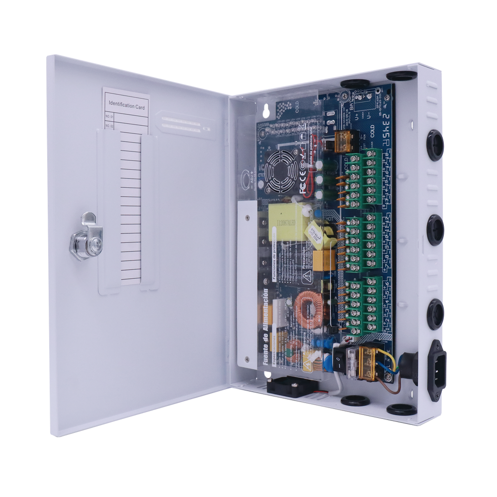 Fuente PREMIUM / 11-15 V / 18 canales / 20 A / Alta tecnología en seguridad / Doble ventilador / Hasta 1.8 Amperes por Salida / Filtro de ruido por canal / Diseño de alta gama. - Image 2