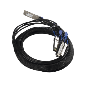 (XQ+BC0003-XS+) Cable de conexion 100G QSFP28 a 4 x 25G SFP28 o 40G QSFP+ a 10G SFP+, 3m