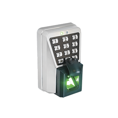Lector Biométrico de Huella y Proximidad / 3,000 Huellas 30,000 Tarjetas / Teclado / IP65 Antivandálico / TCP/IP RS485 / Control de Acceso (XT-5)