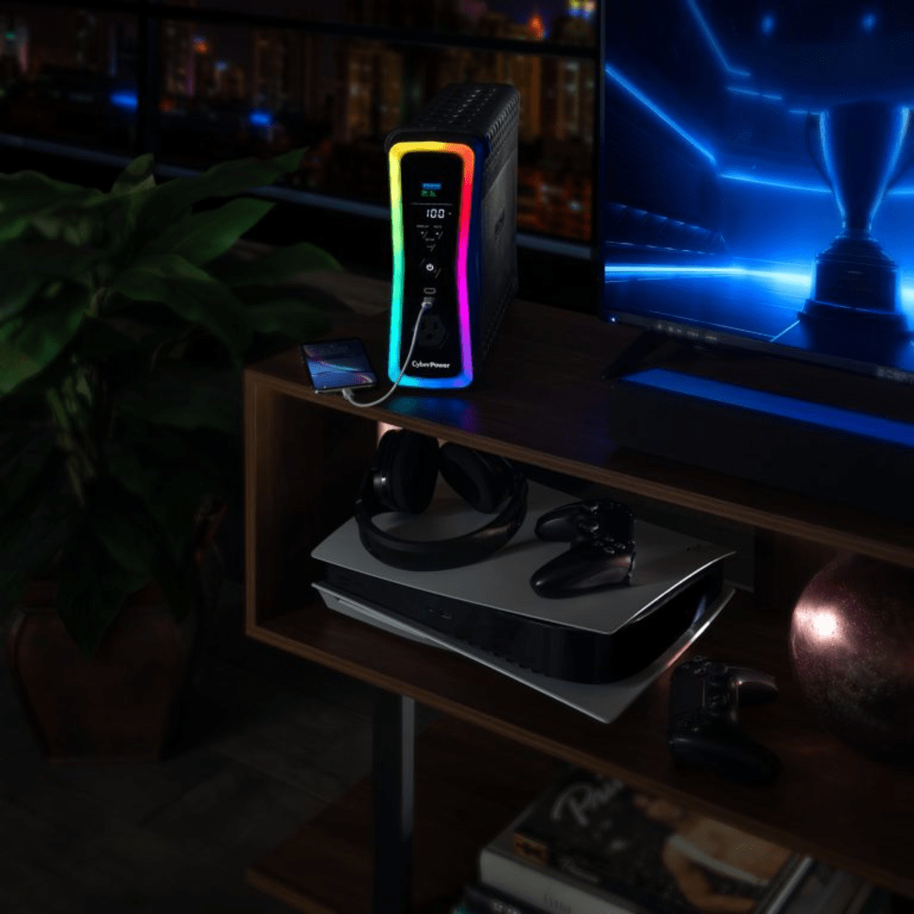 UPS Gamer de 1500 VA/1000 W, Topología Línea Interactiva, Entrada 120 Vca NEMA 5-15P, y 13 Salidas NEMA 5-15R, Puerto USB, Con Regulador de Voltaje (AVR) - Image 5