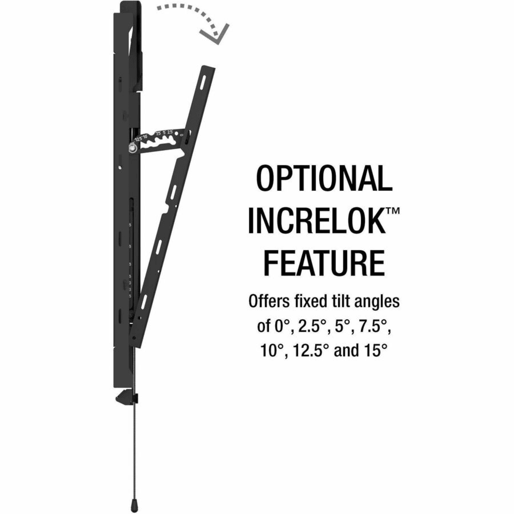 Soporte de Pared Universal Scissor SmartMount para Pantallas desde 49" hasta 120" / Extensión 12.8" (325 mm) / Carga Máxima 250 lb (113.4 kg) / Ajuste Post-Instalación / Hook-and-Hang / IncreLok - Image 3