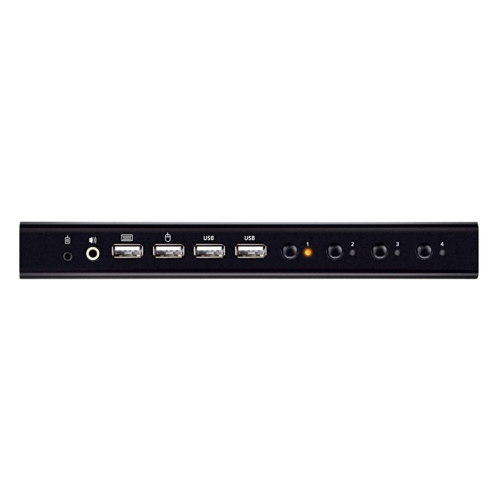 Switch KVMP USB HDMI 4witch KVM HDMI 4 Puertos | 4K DCI | USB 2.0 | Hotkeys | Video DynaSync | Plug & Play - Image 2