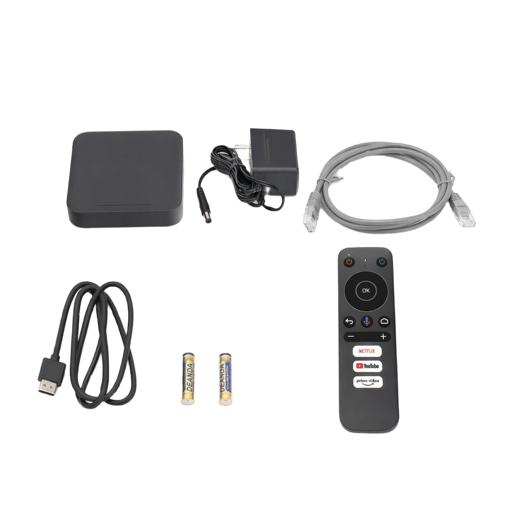 STB 4K Android con Google TV / Alto Rendimiento / Conexión Wi-Fi y por Cable / Control Remoto Bluetooth / Salida HDMI / Software de Gestion para ISP´s - Image 2