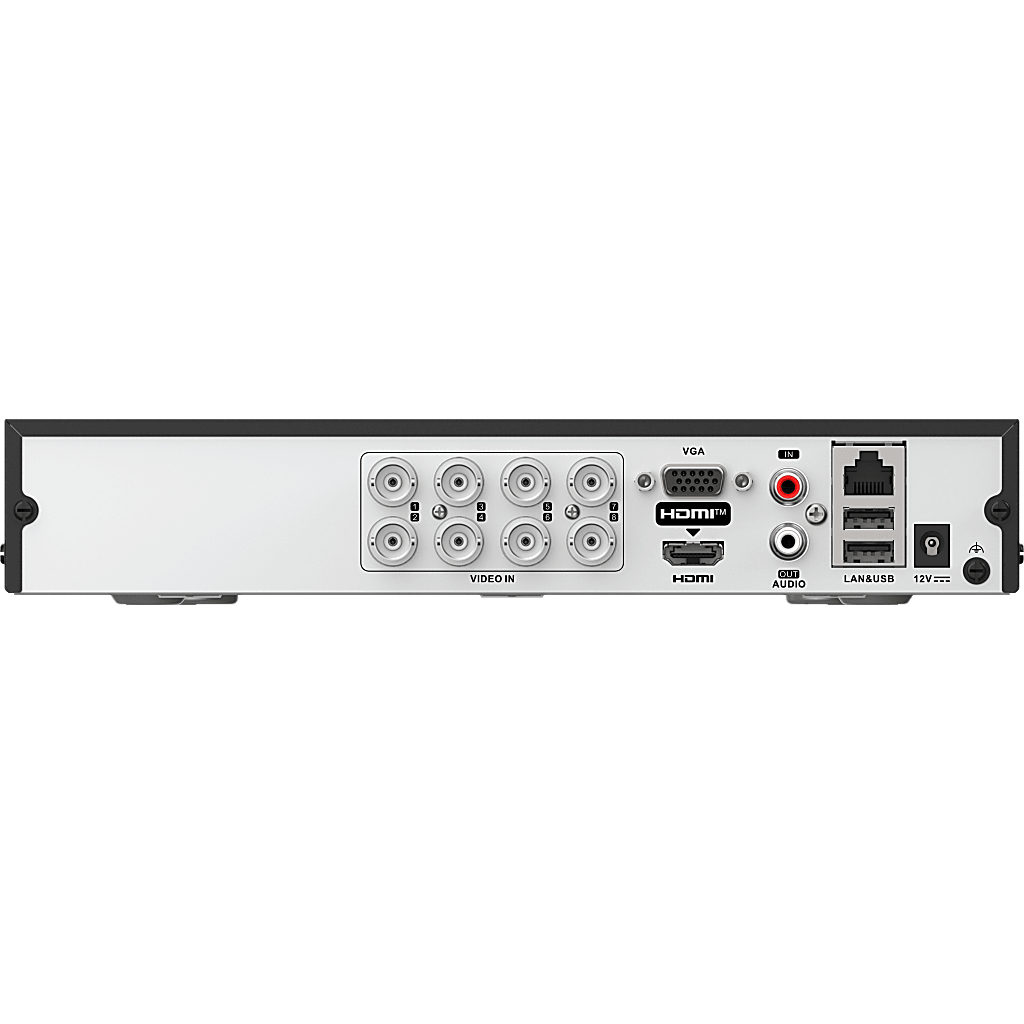 DVR 8 Canales TURBOHD + 8 Canales IP / 8 Megapixel (4K) / Audio Bidireccional / ACUSENSE / 1 Bahía de Disco Duro / Salida de Video en Full HD / H.265+ - Image 4