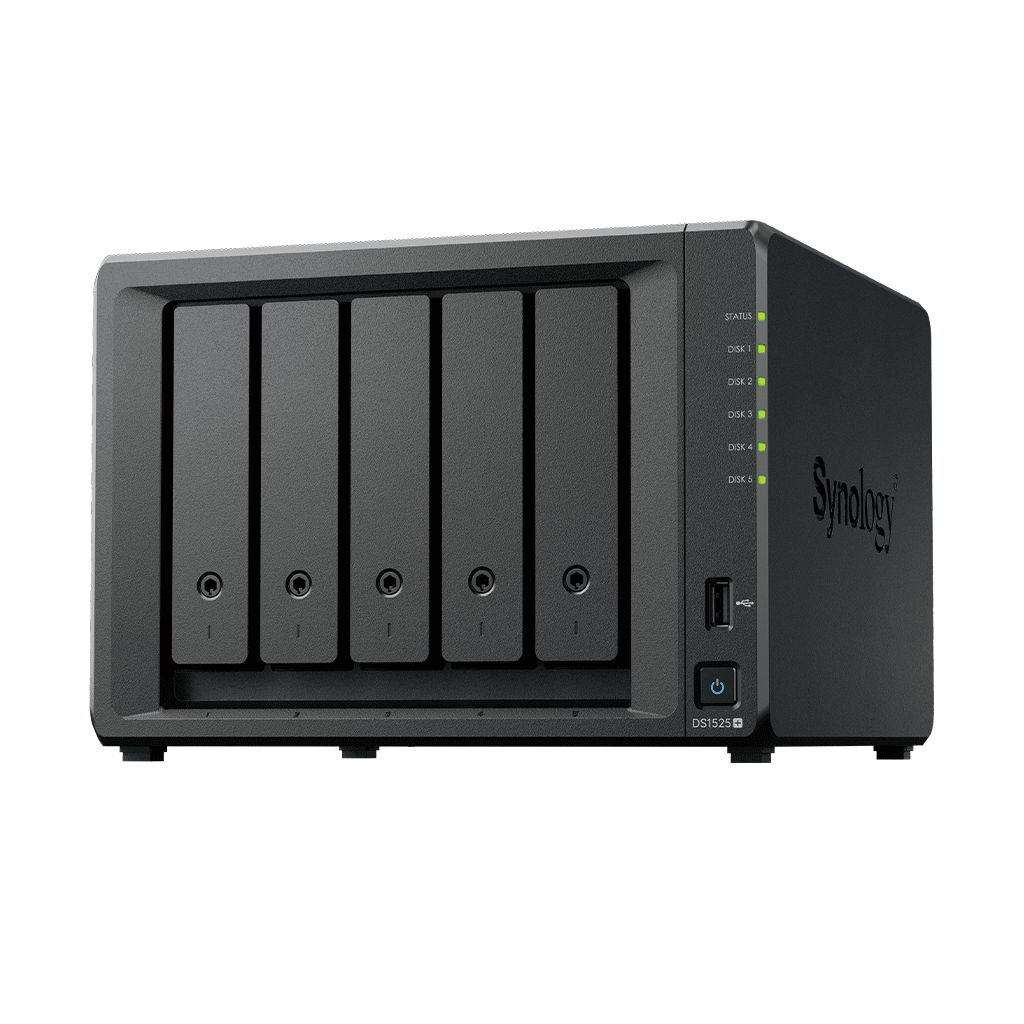 NAS DiskStation DS1525+ | 5 Bahías | Expansión hasta 15 Bahías | 2 Puertos 2.5GbE | Soporte 10GbE | Almacenamiento en Caché SSD | Hasta 300 TB de Capacidad | Compatible con Virtualización y Vigilancia. - Image 5