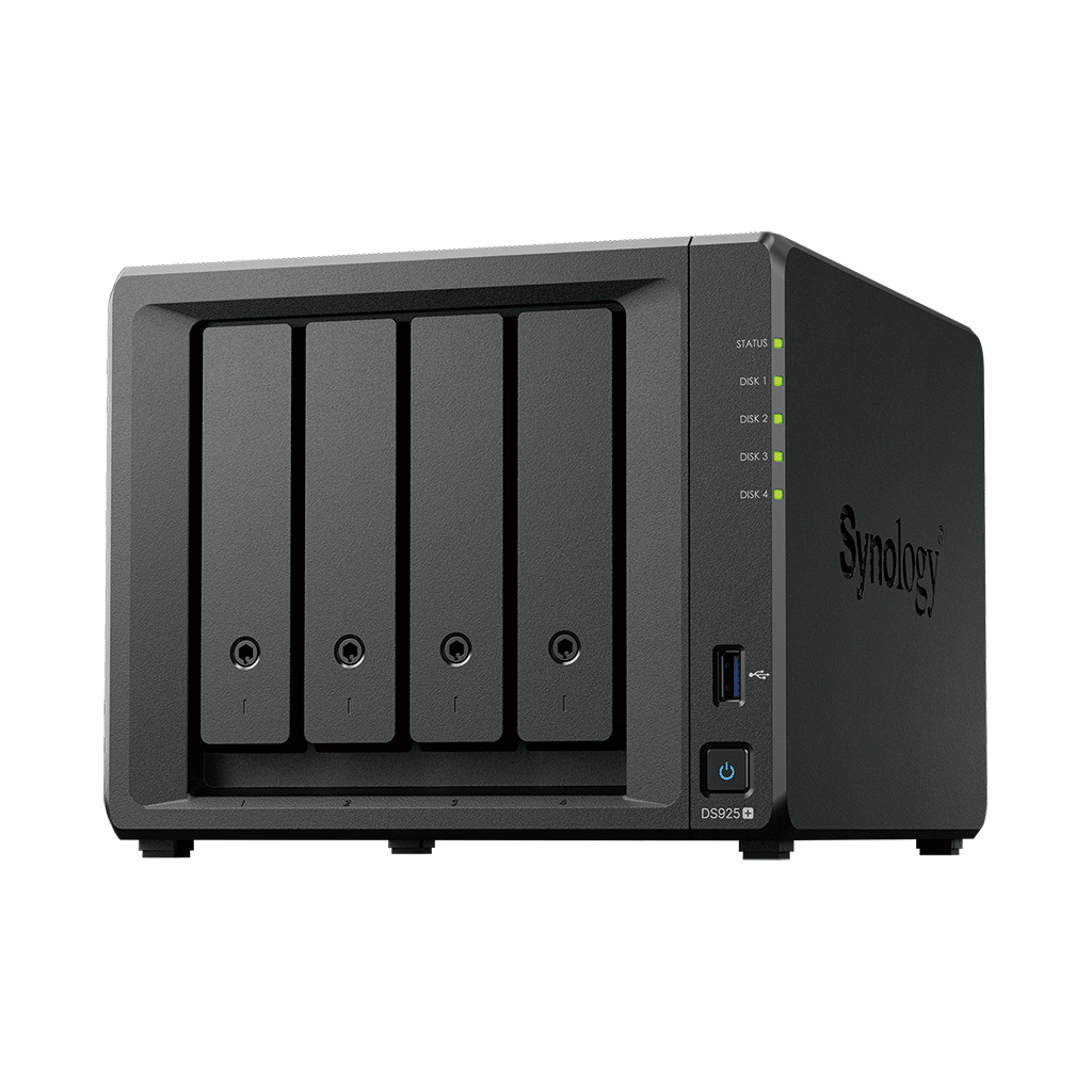 NAS DiskStation DS925+ | 4 Bahías | Expandible a 9 Bahías | 2 Puertos 2.5GbE | 2 Ranuras M.2 NVMe | AMD Ryzen V1500B | 4 GB DDR4 ECC | Hasta 565 MB/s Escritura Secuencial | Compatible con RAID | Synology DSM. - Image 5
