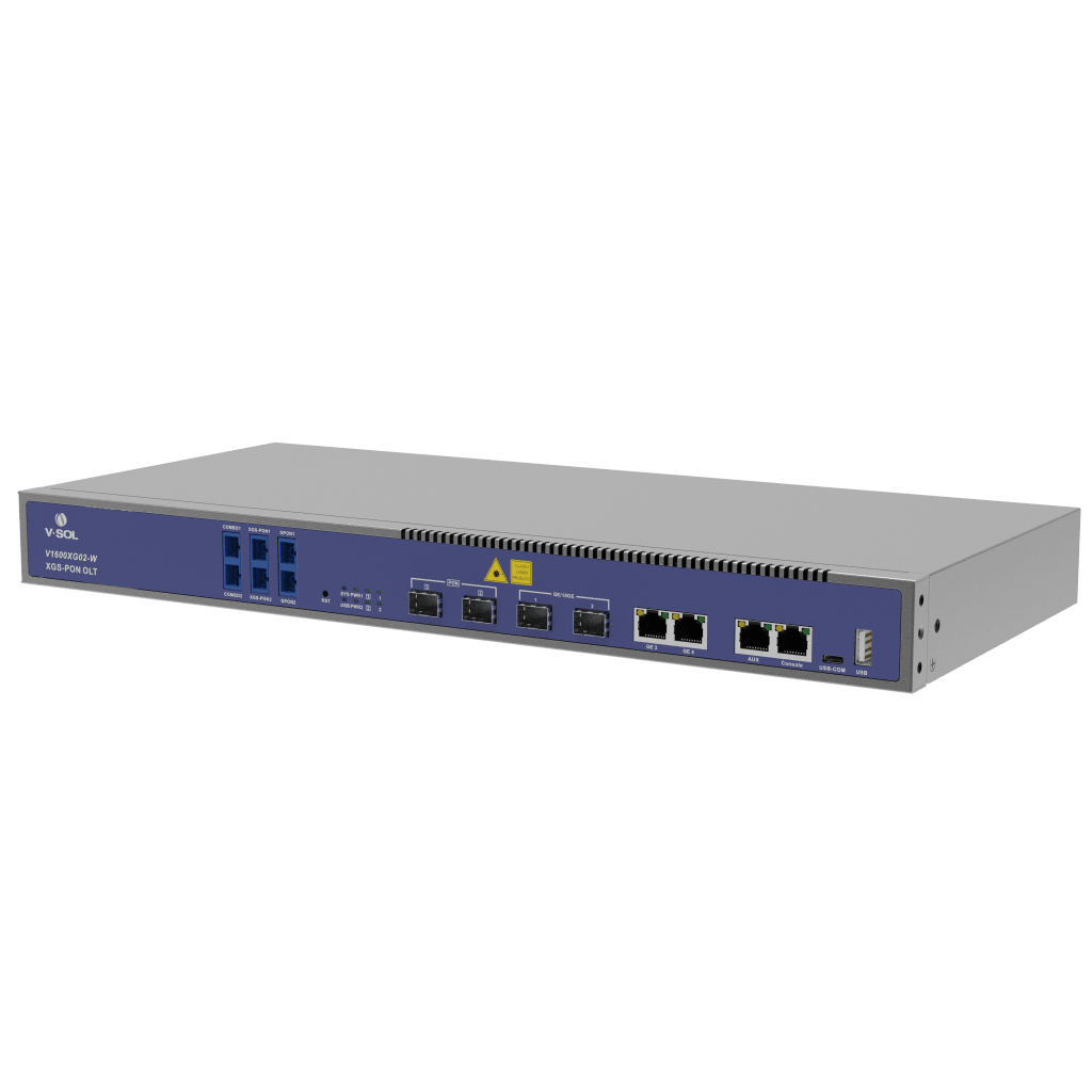 OLT Dual de 2 Puertos XGSPON/GPON con WDM Integrado/ 4 Puertos Uplink (2 Puerto Gigabit RJ45 + 2 Puertos SFP/SFP+) / Hasta 512 ONUs - Image 2