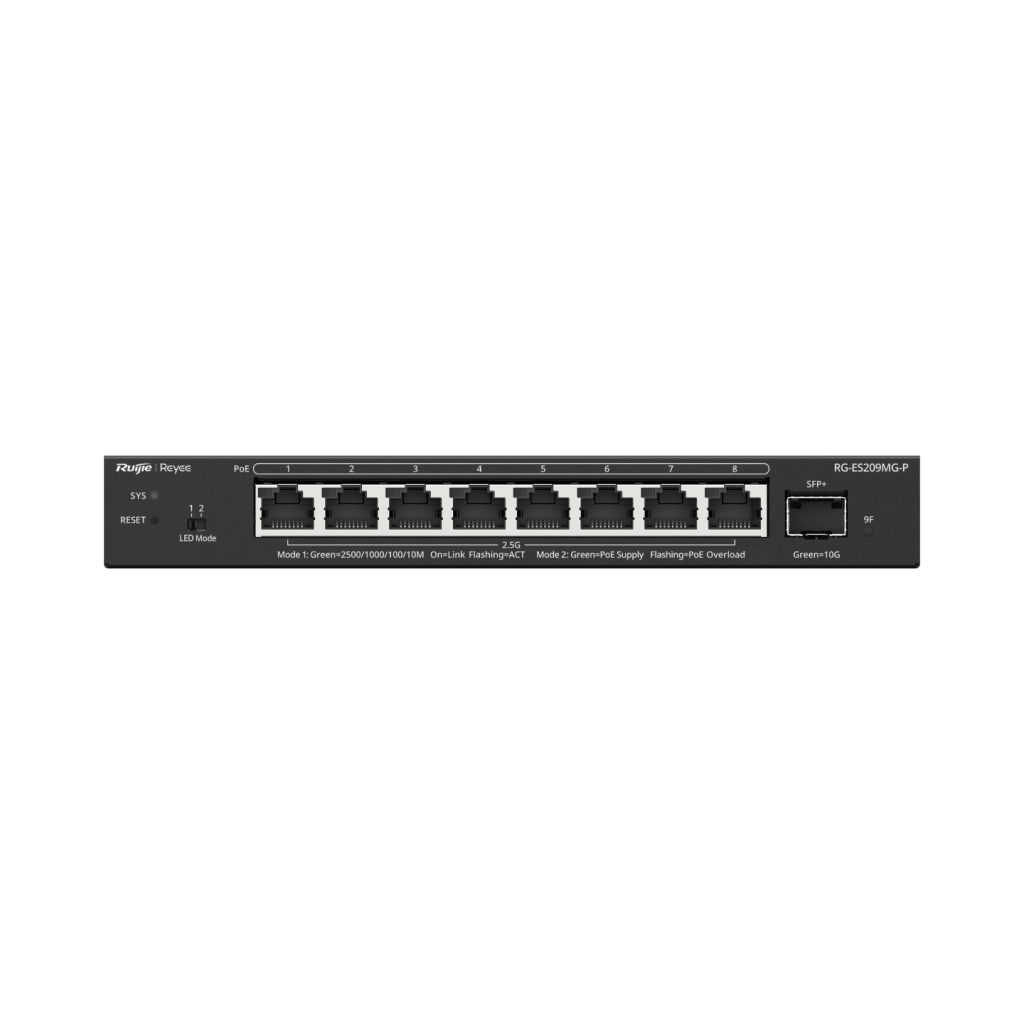 Switch Administrable Capa 2 con PoE+ Multi-Gigabit, 8 puertos 2.5Gb y 1 SFP+ 10G, hasta 130w - Image 2