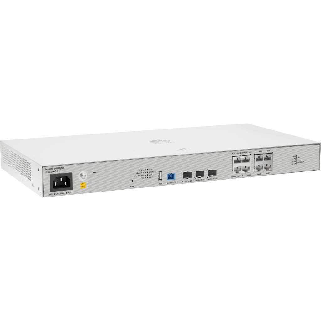 OLT Mini FTTh eKit 2 Puertos GPON (Incluye módulos C+) + 1 Puerto Uplink XGS-PON + 4 Puertos WAN/LAN Gigabit + 4 Puertos LAN Gigabit / All-In-One (Router, Switch, OLT, Controladora) / Libre de licenciamiento - Image 2