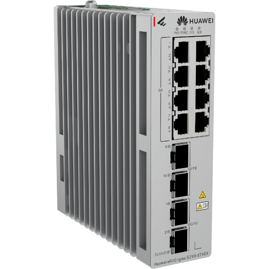 Switch Industrial eKit / 8 Puertos Gigabit + 2 SFP + 2 SFP+ / Montaje en Riel DIN / Fuente Redundante 1+1 : 9.6 a 50 VCD / Libre de licenciamiento / Gestión gratuita desde la Nube - Image 2