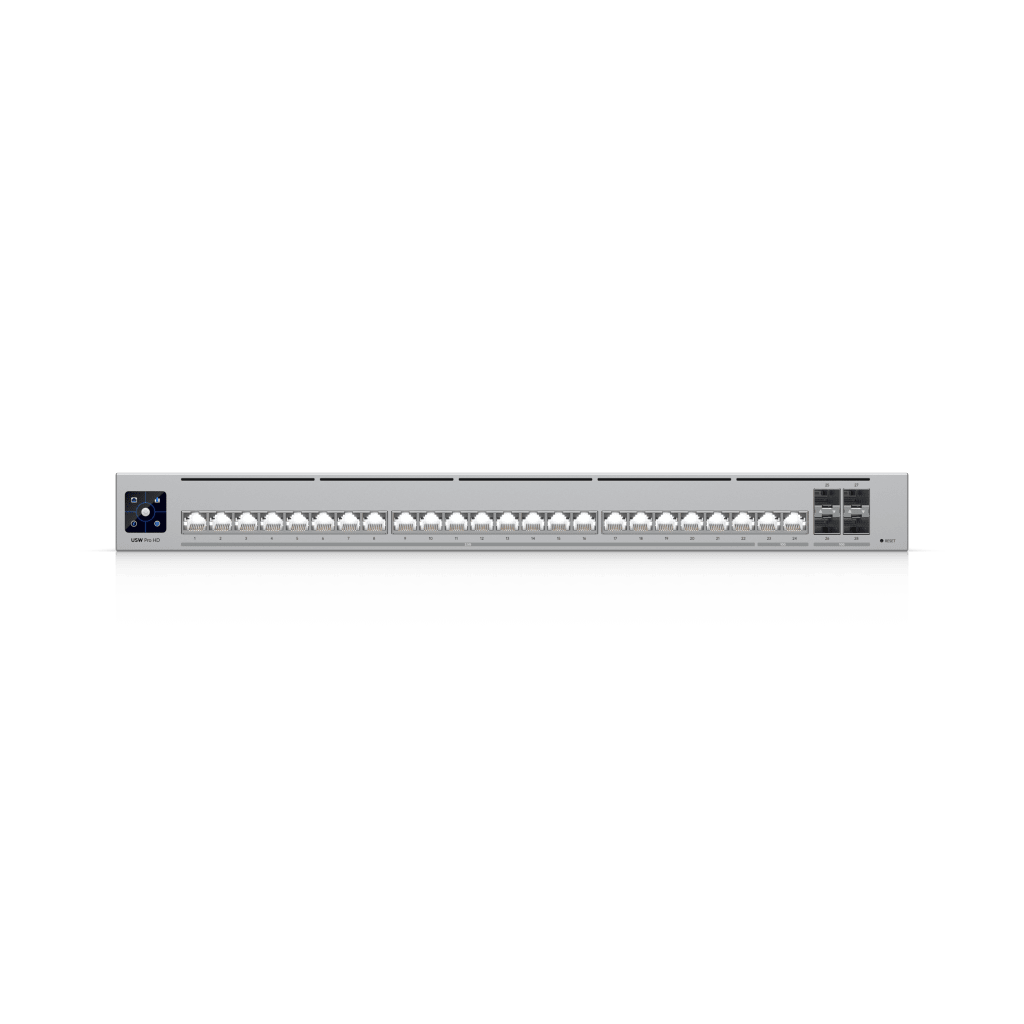 UniFi Switch Pro HD Capa 3, 24 puertos Etherlighting / (22) puertos 2.5 GbE, (2) puertos 10GbE, (4) puertos 10G SFP+ - Image 2