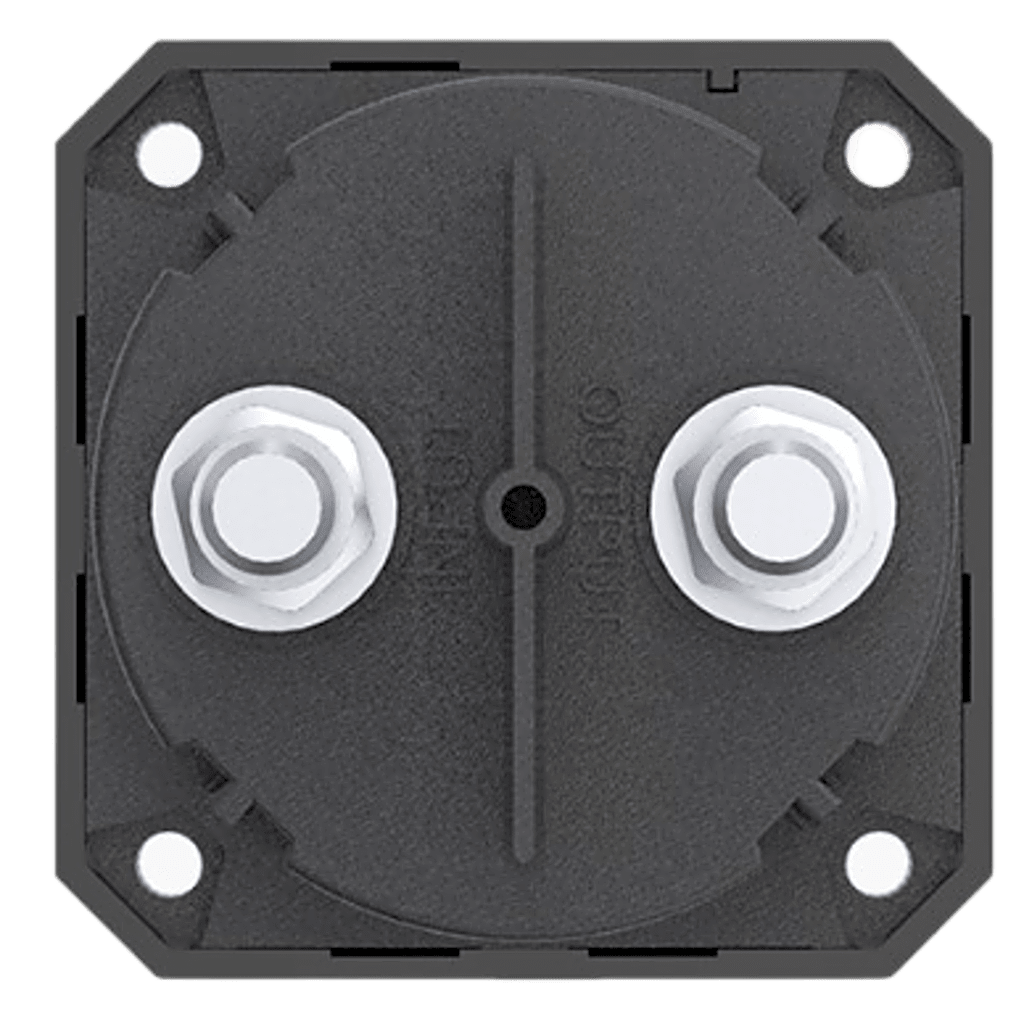 Interruptor Desconexión Batería Monocircuito ON/OFF, 275A DC Continuo, 900A DC Arranque, Terminales Cobre Estañado, IP68, Montaje Superficie/Panel, Cumple ABYC/UL/SAE - Image 2