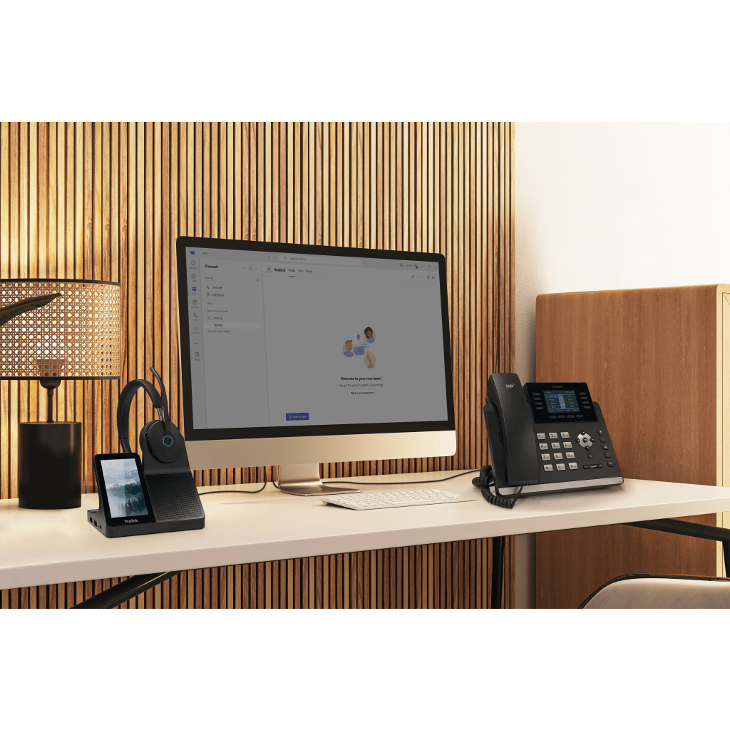 Diadema Inalámbrica WH68 con Estación de Trabajo Yealink DECT y Pantalla Táctil de 4” para Comunicación Profesional - Image 3