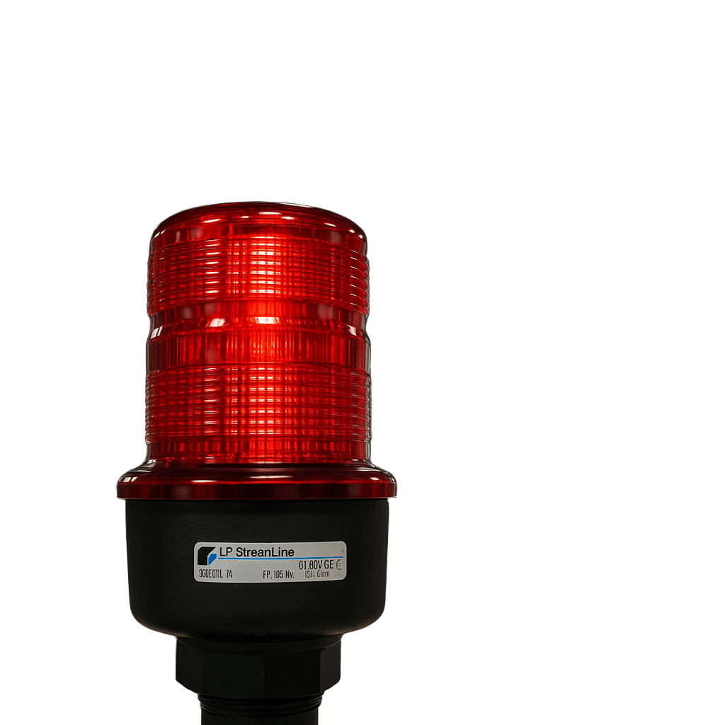 Luz de advertencia LED serie Streamline, 12- 48 Vcc, roja - Image 2