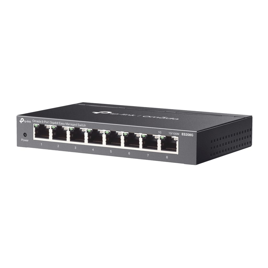 Switch Gestionado Easy Managed 8 Puertos Gigabit / 16 Gbps Capacidad / 11.9 Mpps Forwarding Rate / SDN Omada / VLAN 802.1Q / QoS / Gestión Cloud / Sin Ventilador - Image 3