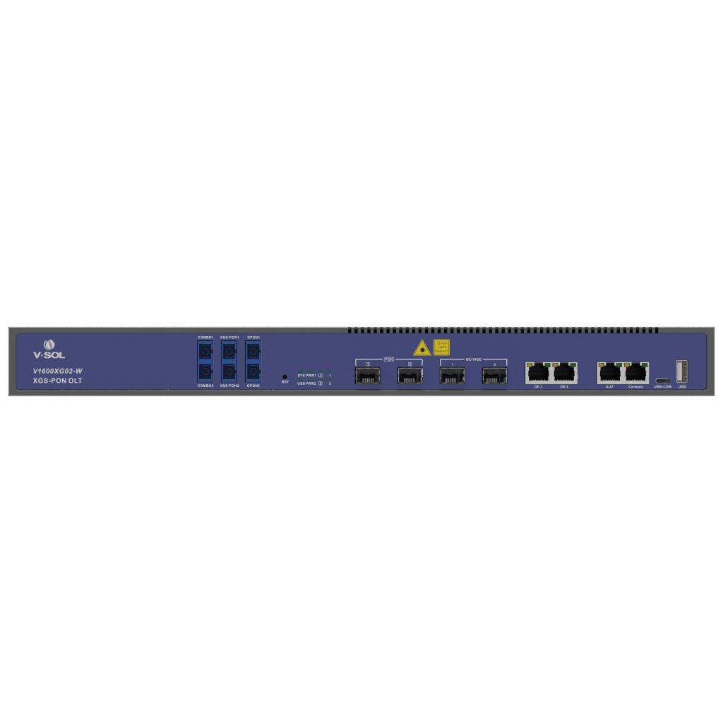 OLT Dual de 2 Puertos XGSPON/GPON con WDM Integrado/ 4 Puertos Uplink (2 Puerto Gigabit RJ45 + 2 Puertos SFP/SFP+) / Hasta 512 ONUs - Image 3