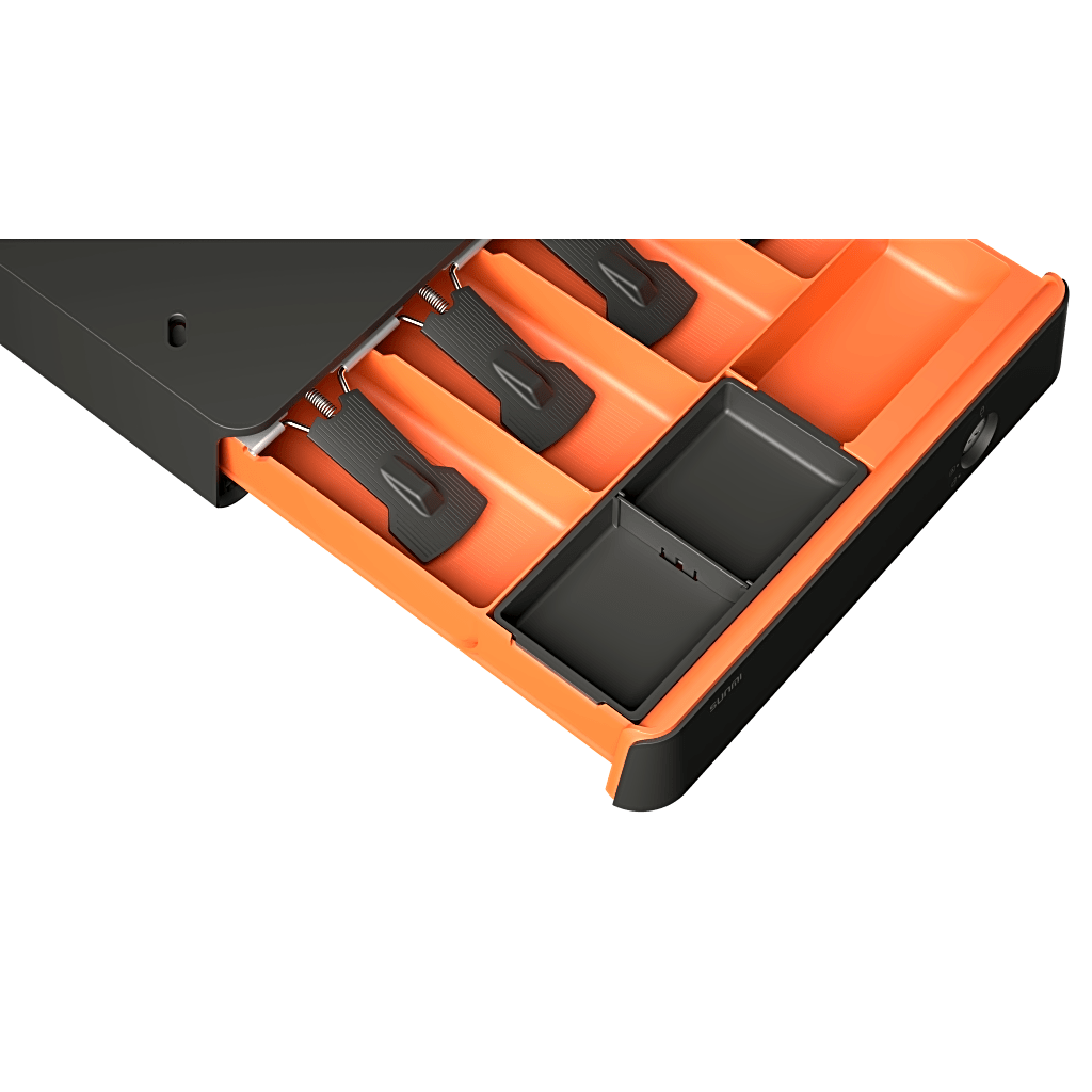 Cajón de Efectivo Mini SUNMI / ABS de Alta Resistencia / 3 Posiciones de Bloqueo / 9V-24V Autoajustable / 1,000,000+ Operaciones / 10 kg Capacidad de Carga / Reducción de Ruido <50dB - Image 6