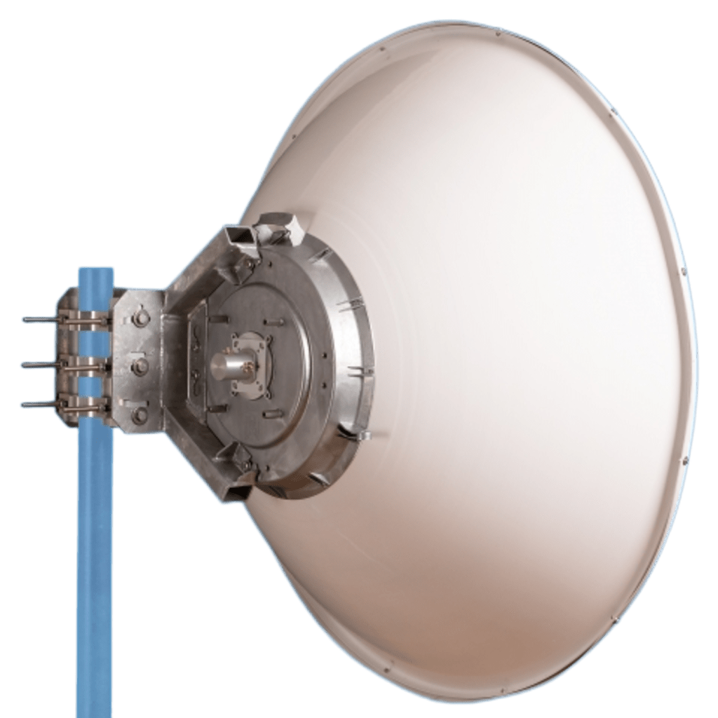 Antena direccional Alto Rendimiento / Parábola profunda para mayor aislamiento al ruido /4 ft / 4.9 a 6.1 GHz / / Ganancia de 35 dBi / Soporte de acero inoxidable / Polaridad en 90 ° y 45 ° / Incluye montaje. - Image 3