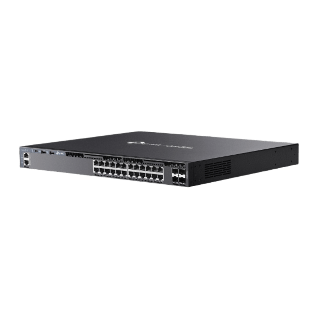 Switch Omada L3 SDN Administrable / 24 puertos Gigabit y 4 puertos SFP+ / Funciones RIP, VRRP, Servidor DHCP / Administración centralizada OMADA / Fuente Redundante - Image 3