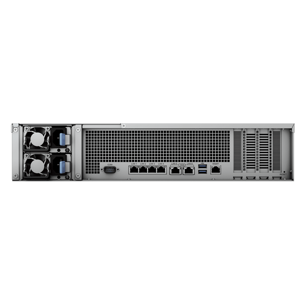 Servidor de Almacenamiento FlashStation FS3410 | 24 Bahías SSD SATA 2.5" | Intel Xeon D-1541 8 Núcleos | 16 GB RAM (Ampliable a 128 GB) | 356,500 IOPS Lectura | 129,400 IOPS Escritura | 4 Puertos 1GbE + 2 Puertos 10GbE - Image 7