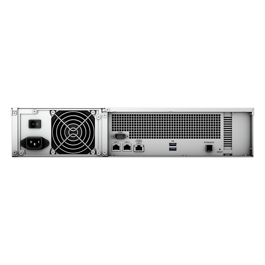 Servidor de Almacenamiento RackStation RS2423+ | 12 Bahías | 2U | Hasta 216 TB | Rendimiento 3,500/1,700 MB/s | Expansión a 432 TB | 10GbE | Fuentes de Alimentación Duales | Alta Disponibilidad. - Image 7