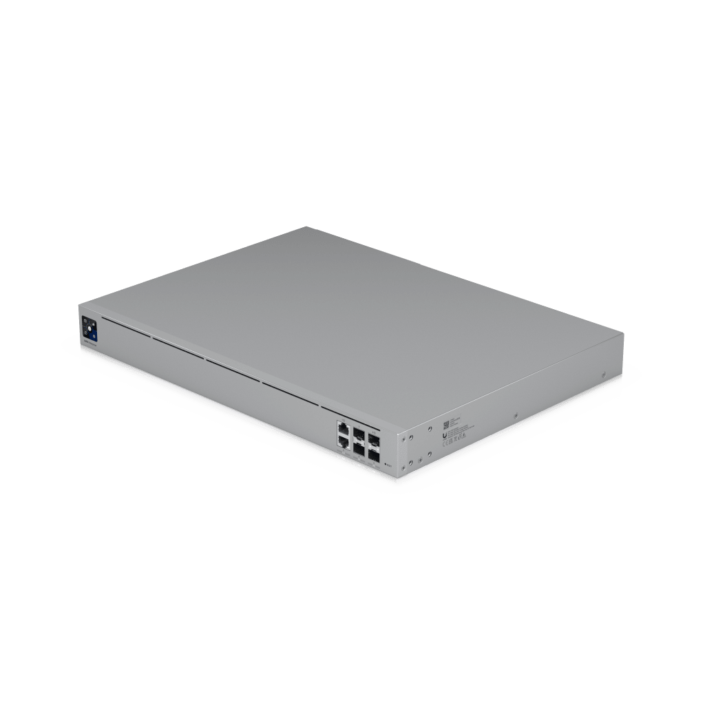 UniFi Enterpirse Router Empresarial de Alto Rendimiento / 12.5 Gbps IDS/IPS / Firewall de Capas Aplicativa / 5 Puertos WAN Máx. (1x25G SFP28, 1x2.5 GbE RJ45) / Conexión VPN Avanzada / Redundancia PSU Hot-Swappable / Montaje en Rack 1U - Image 4